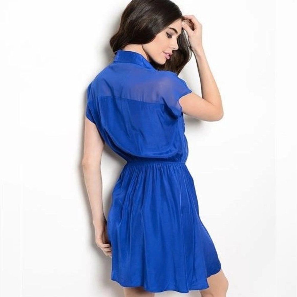 🖤  Entro Navy Blue Dress - Picture 3 of 3